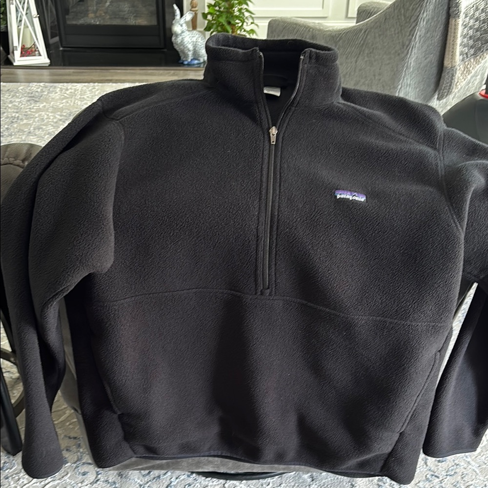 Patagonia Men's Synchilla Fleece Black XL Half-zip